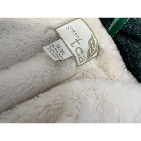 GreenTea green quilted puffer vest with fleece lining. Size XL. - Picture 9 of 11